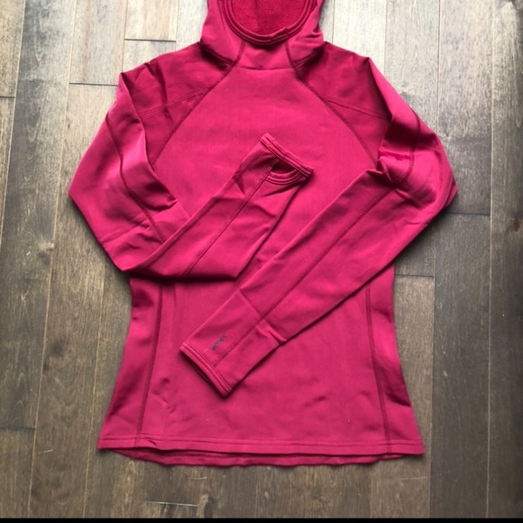 MEC Red/Burgundy Hoodie-Size Small - Picture 3 of 3